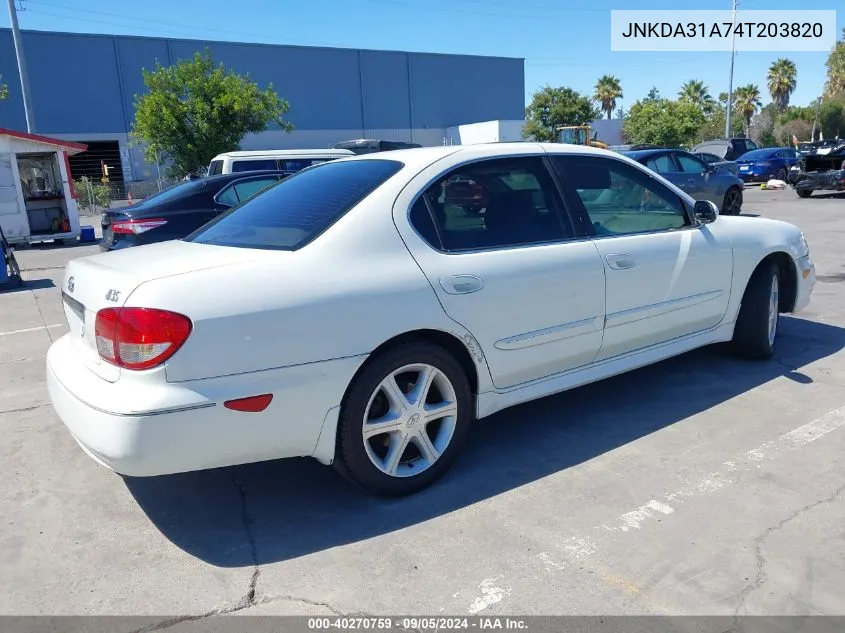 JNKDA31A74T203820 2004 Infiniti I35 Luxury