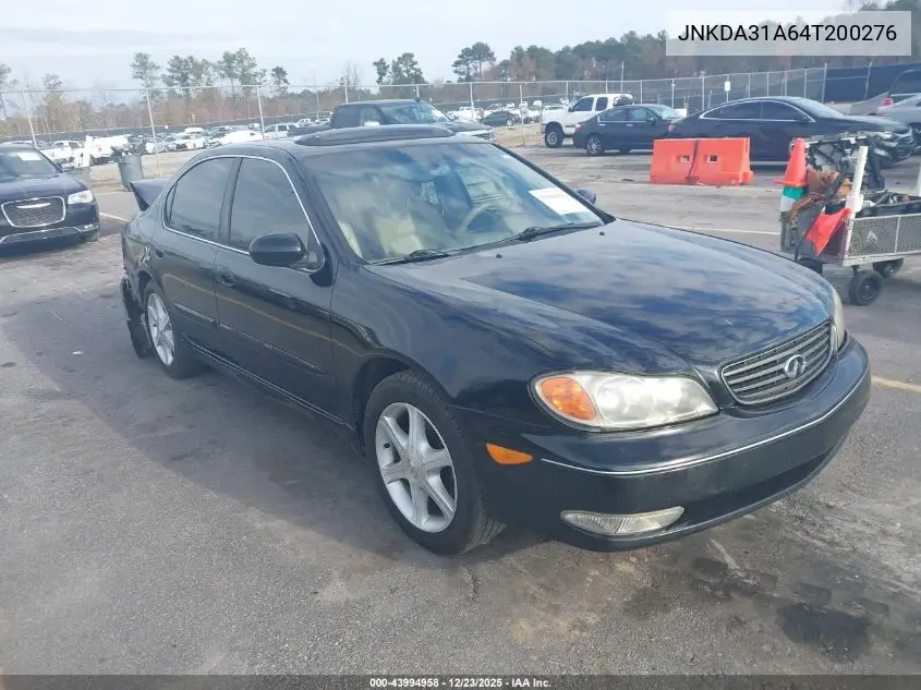 2004 Infiniti I35 Luxury VIN: JNKDA31A64T200276 Lot: 43994958