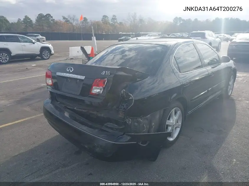 2004 Infiniti I35 Luxury VIN: JNKDA31A64T200276 Lot: 43994958