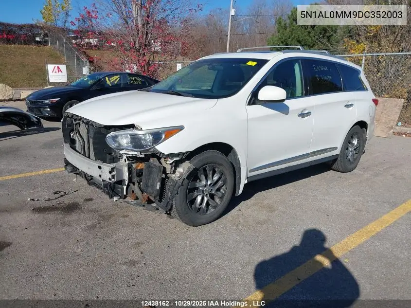 5N1AL0MM9DC352003 2013 Infiniti Jx35