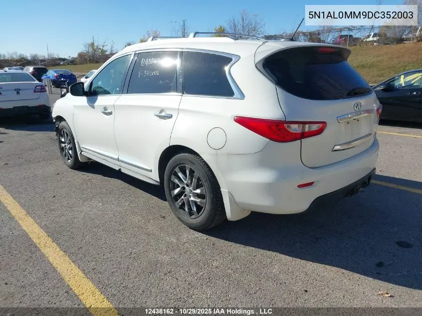5N1AL0MM9DC352003 2013 Infiniti Jx35