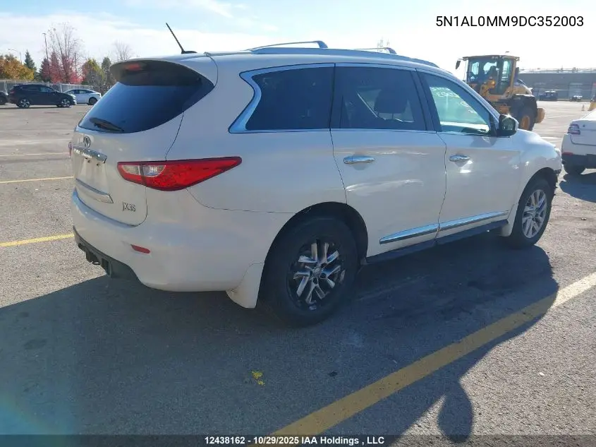 5N1AL0MM9DC352003 2013 Infiniti Jx35
