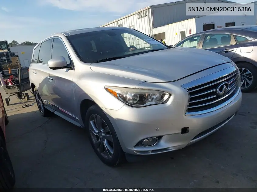 5N1AL0MN2DC316386 2013 Infiniti Jx35