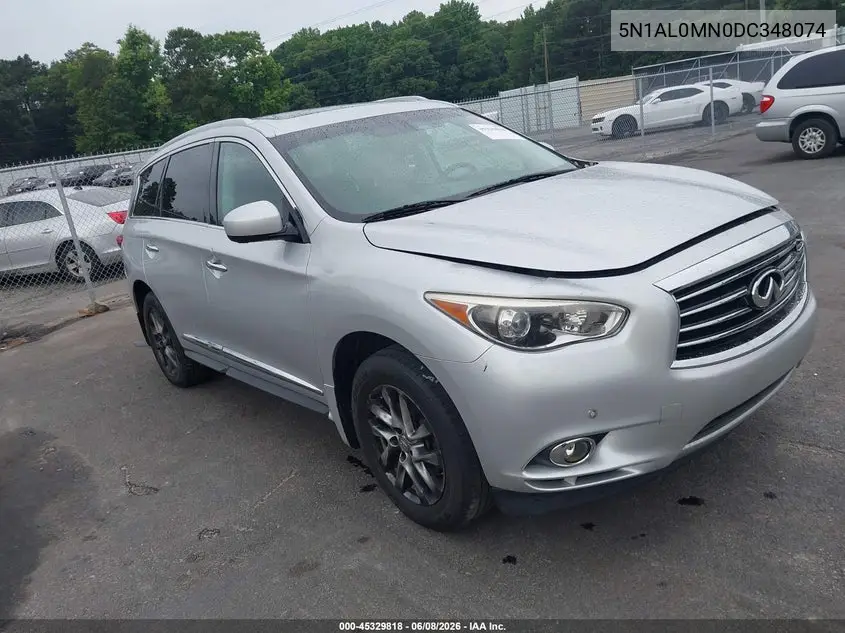 2013 Infiniti Jx35 VIN: 5N1AL0MN0DC348074 Lot: 45329818