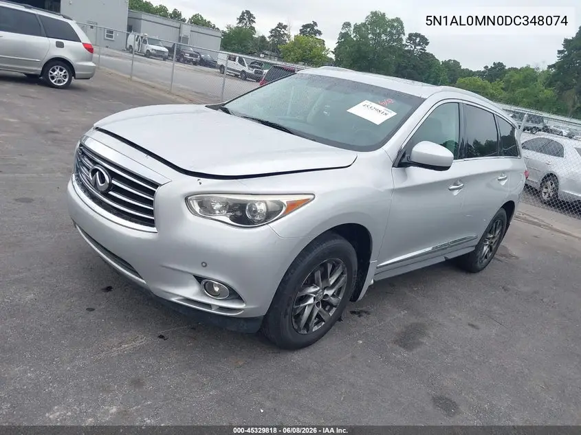 2013 Infiniti Jx35 VIN: 5N1AL0MN0DC348074 Lot: 45329818
