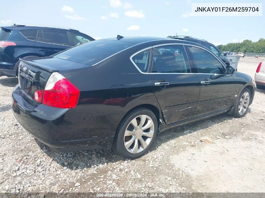 JNKAY01F26M259704 2006 Infiniti M35X