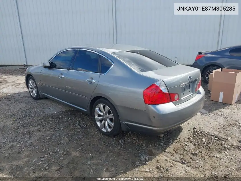 JNKAY01E87M305285 2007 Infiniti M35
