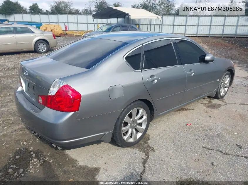 JNKAY01E87M305285 2007 Infiniti M35