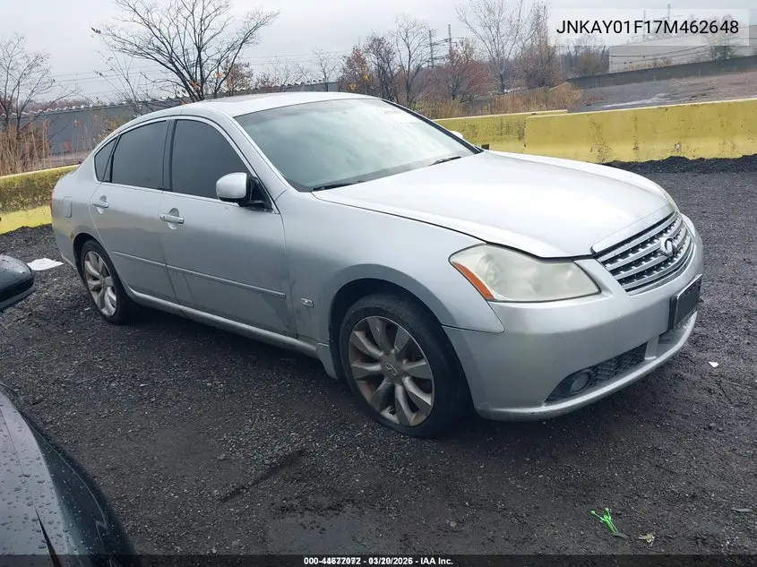 JNKAY01F17M462648 2007 Infiniti M35X