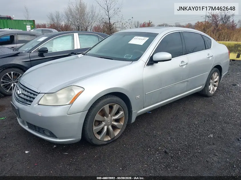 JNKAY01F17M462648 2007 Infiniti M35X