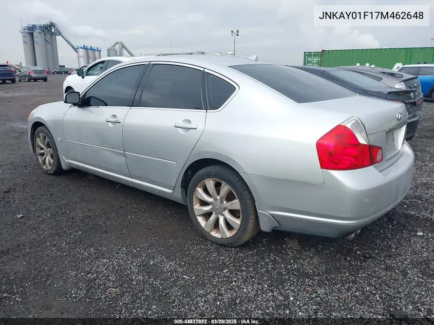 JNKAY01F17M462648 2007 Infiniti M35X