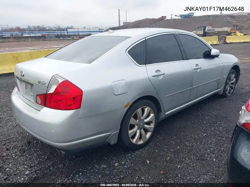 JNKAY01F17M462648 2007 Infiniti M35X
