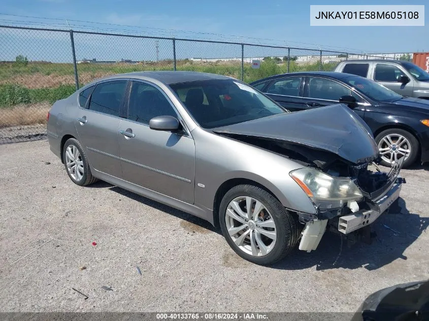 JNKAY01E58M605108 2008 Infiniti M35