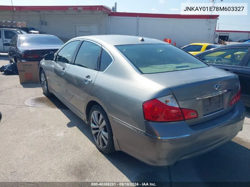 JNKAY01E78M603327 2008 Infiniti M35