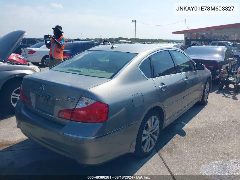 JNKAY01E78M603327 2008 Infiniti M35