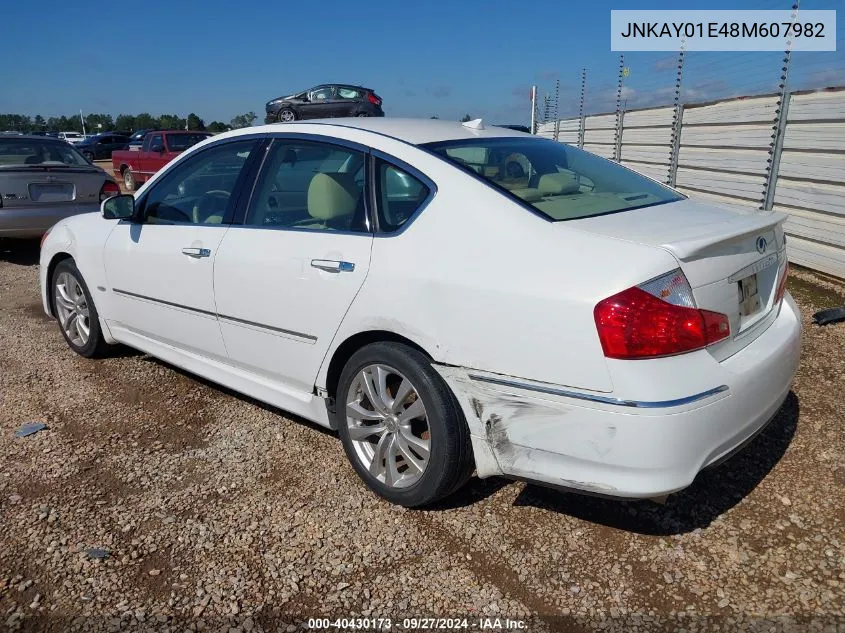 JNKAY01E48M607982 2008 Infiniti M35