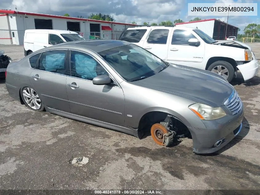 JNKCY01E39M800294 2009 Infiniti M35