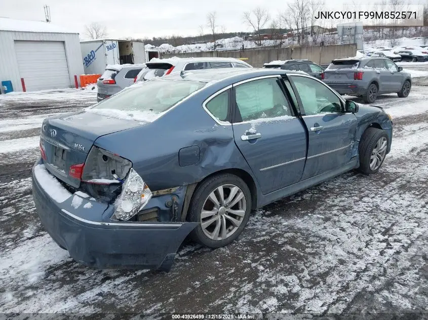 JNKCY01F99M852571 2009 Infiniti M35X