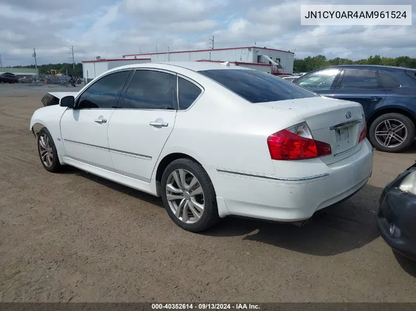 JN1CY0AR4AM961524 2010 Infiniti M35X