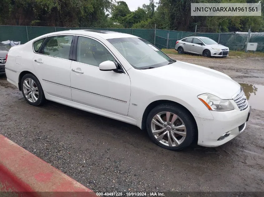 JN1CY0ARXAM961561 2010 Infiniti M35X