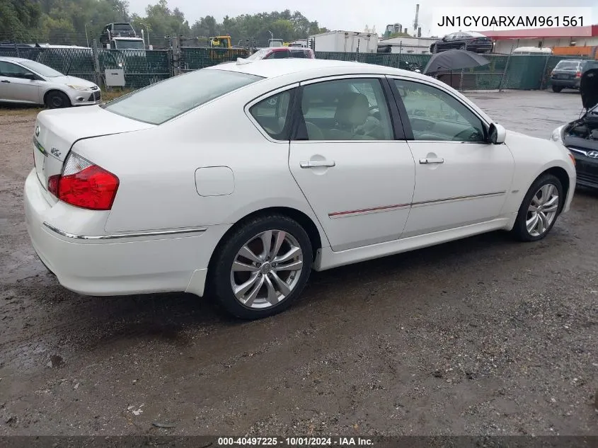 JN1CY0ARXAM961561 2010 Infiniti M35X