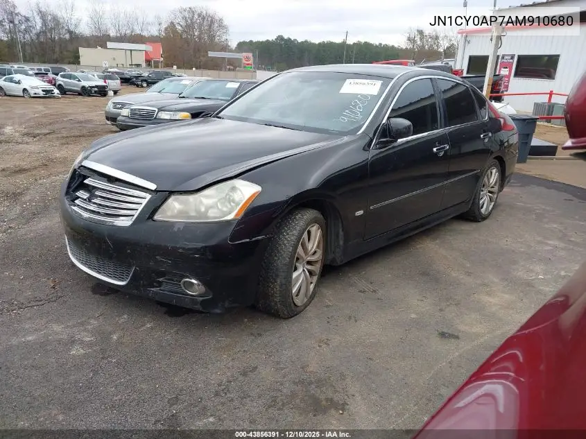 JN1CY0AP7AM910680 2010 Infiniti M35