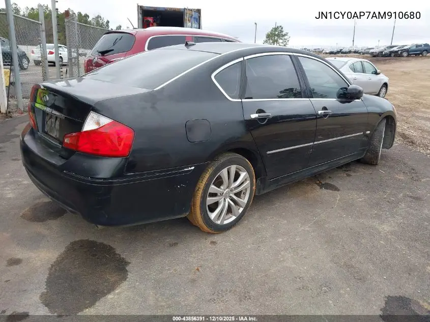 JN1CY0AP7AM910680 2010 Infiniti M35