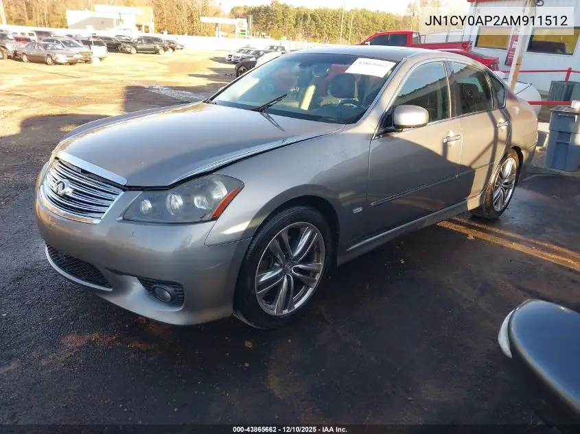 JN1CY0AP2AM911512 2010 Infiniti M35