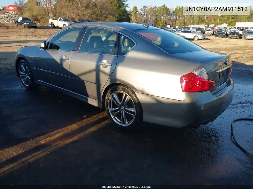 JN1CY0AP2AM911512 2010 Infiniti M35