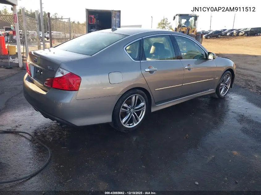 JN1CY0AP2AM911512 2010 Infiniti M35