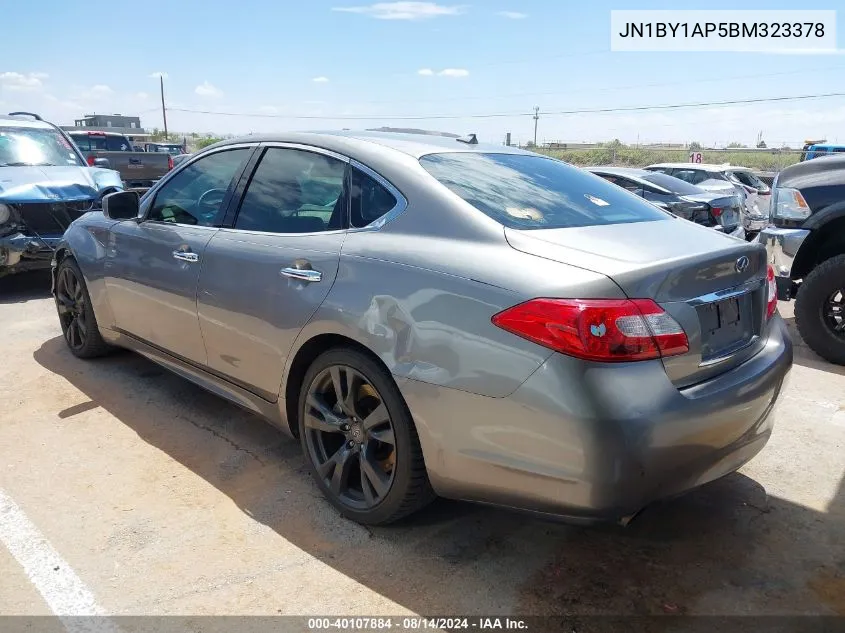 JN1BY1AP5BM323378 2011 Infiniti M37