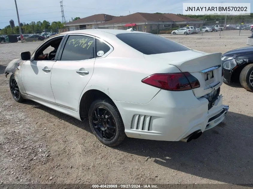 JN1AY1AR1BM570202 2011 Infiniti M56X