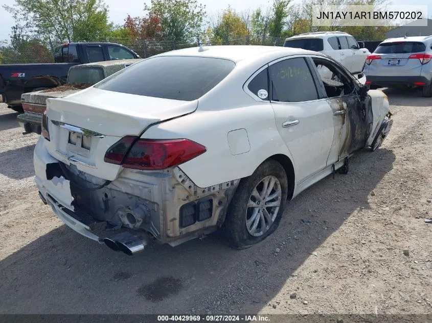 JN1AY1AR1BM570202 2011 Infiniti M56X