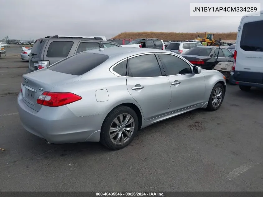 JN1BY1AP4CM334289 2012 Infiniti M37