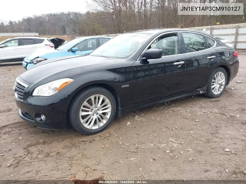 JN1EY1AP3CM910127 2012 Infiniti M35H