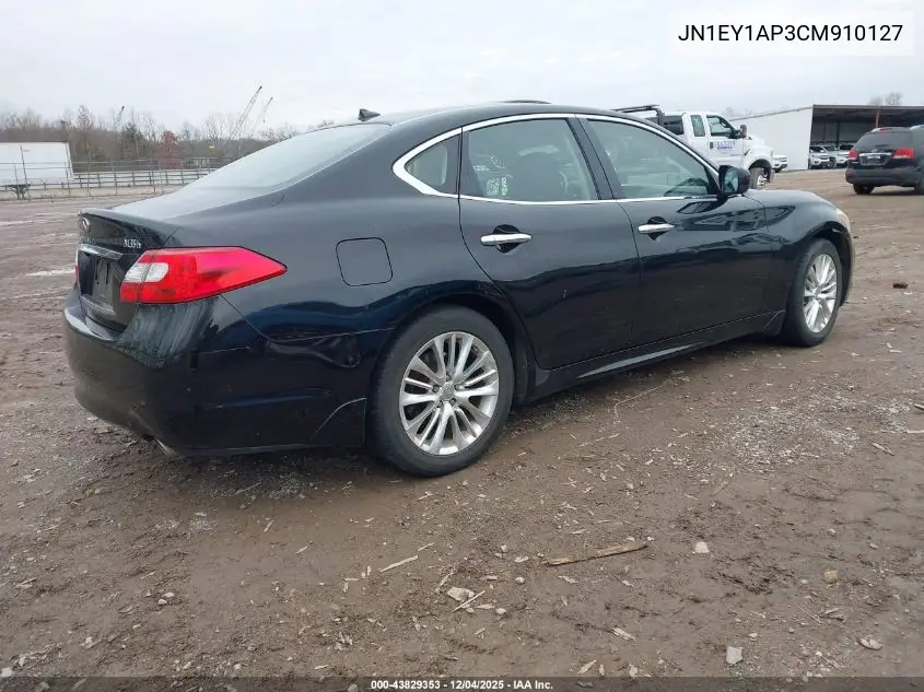 JN1EY1AP3CM910127 2012 Infiniti M35H