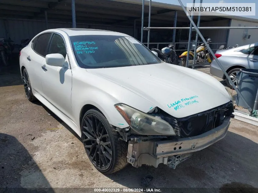 JN1BY1AP5DM510381 2013 Infiniti M37