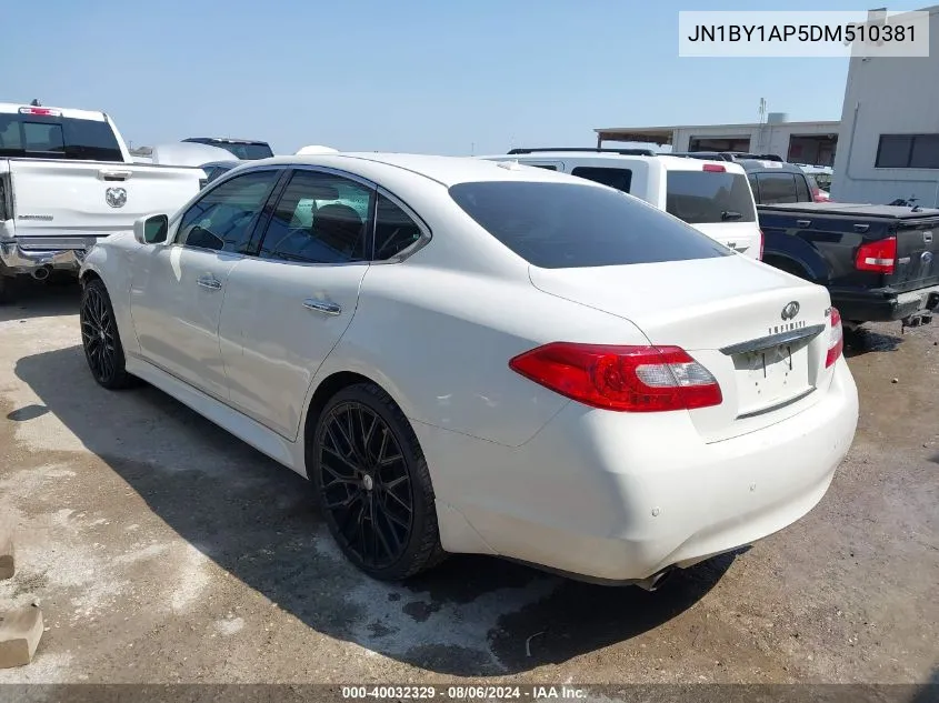 JN1BY1AP5DM510381 2013 Infiniti M37