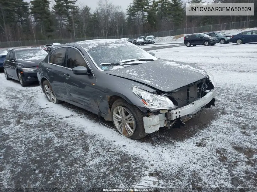 JN1CV6AR3FM650539 2015 Infiniti Q40