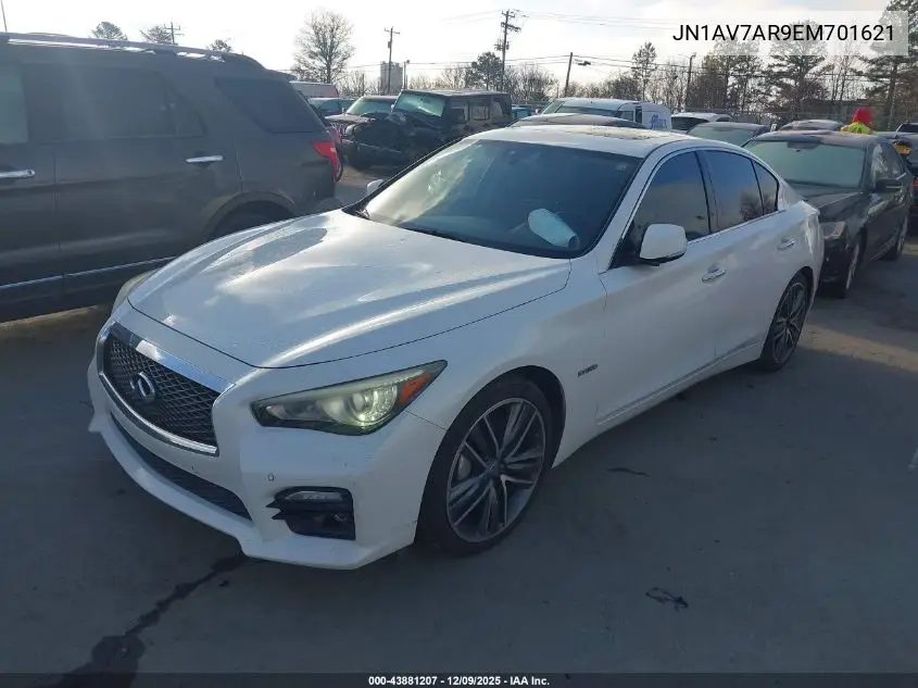 JN1AV7AR9EM701621 2014 Infiniti Q50 Hybrid Sport
