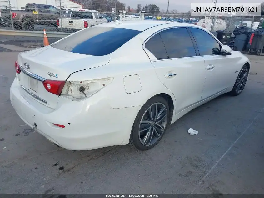JN1AV7AR9EM701621 2014 Infiniti Q50 Hybrid Sport