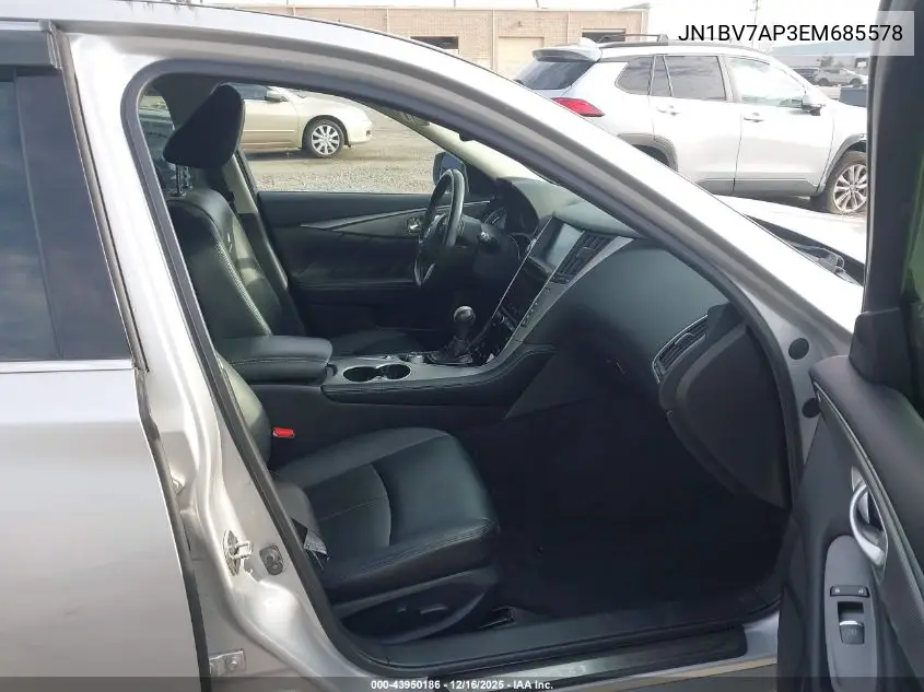 JN1BV7AP3EM685578 2014 Infiniti Q50 Premium