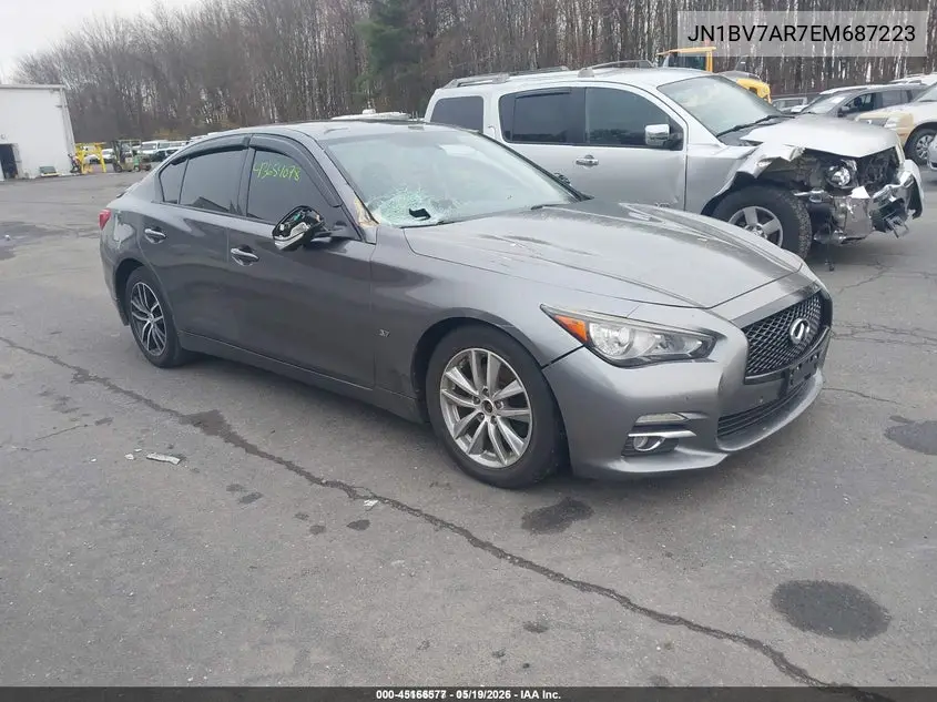 JN1BV7AR7EM687223 2014 Infiniti Q50 Premium