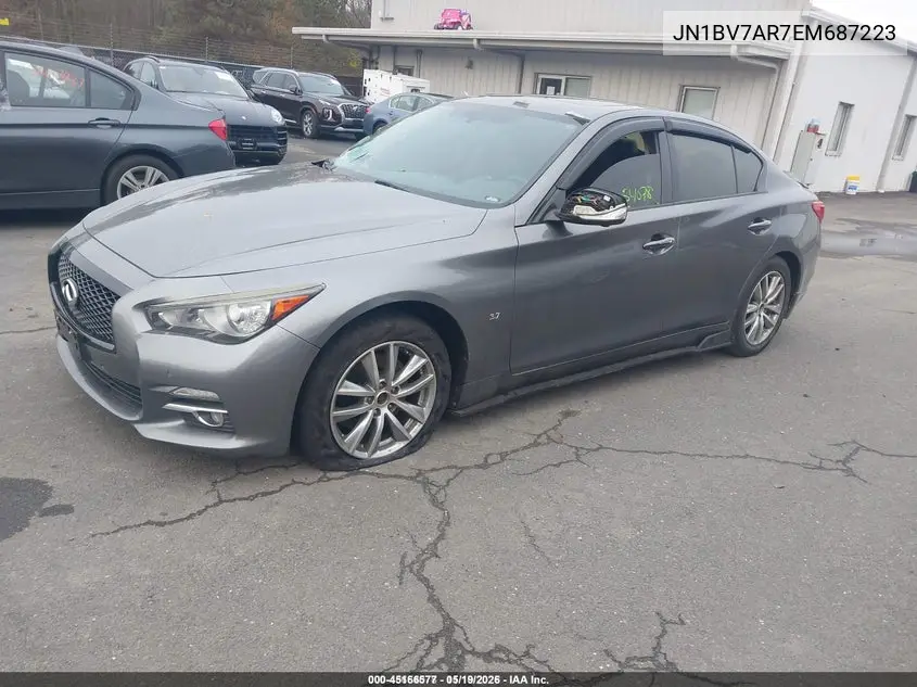 JN1BV7AR7EM687223 2014 Infiniti Q50 Premium