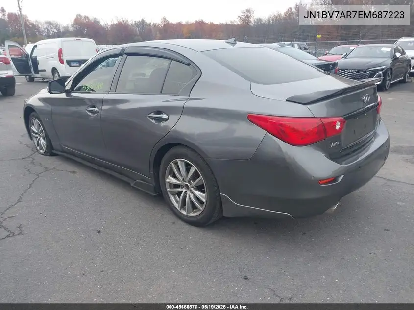 JN1BV7AR7EM687223 2014 Infiniti Q50 Premium