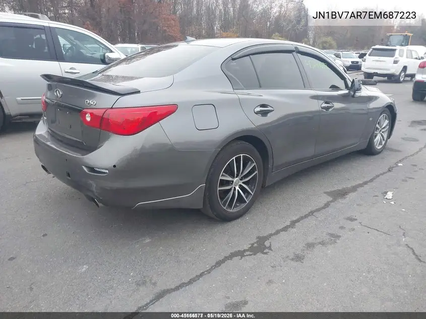 JN1BV7AR7EM687223 2014 Infiniti Q50 Premium