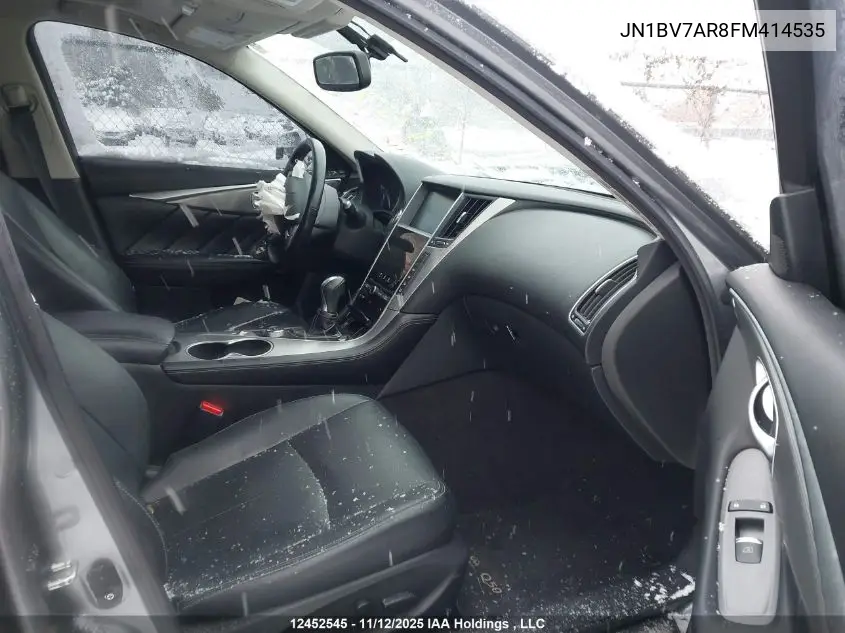 JN1BV7AR8FM414535 2015 Infiniti Q50