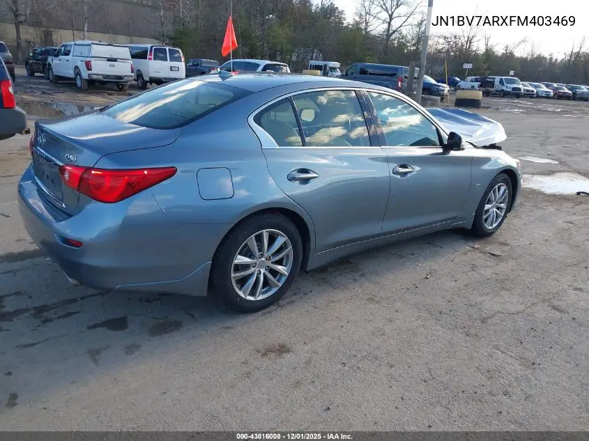 JN1BV7ARXFM403469 2015 Infiniti Q50 Premium