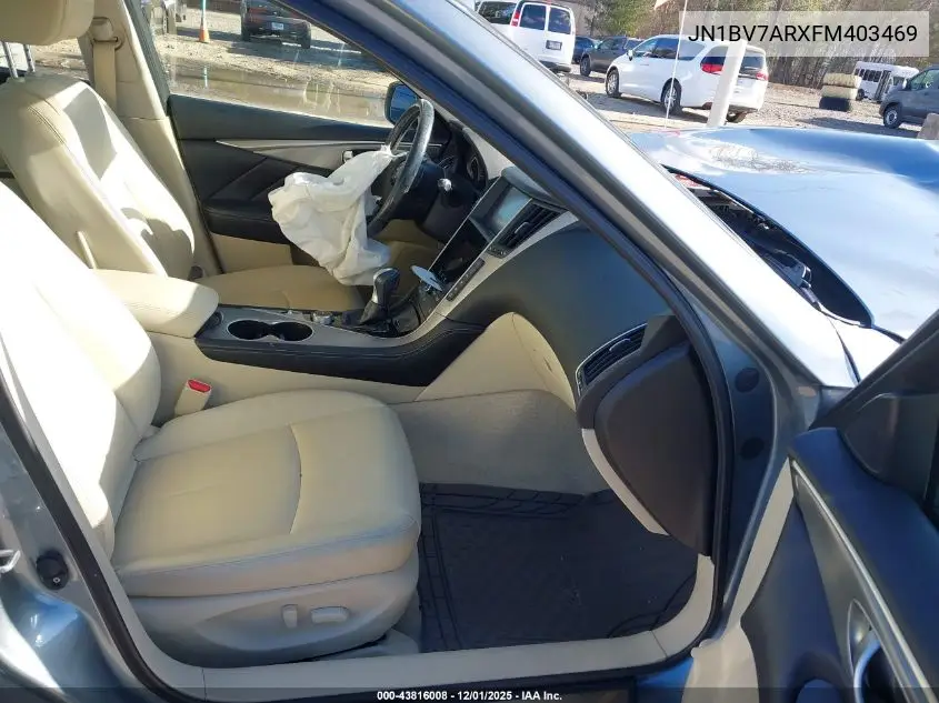 JN1BV7ARXFM403469 2015 Infiniti Q50 Premium