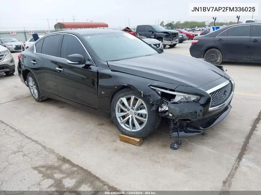 JN1BV7AP2FM336025 2015 Infiniti Q50 Premium/Sport